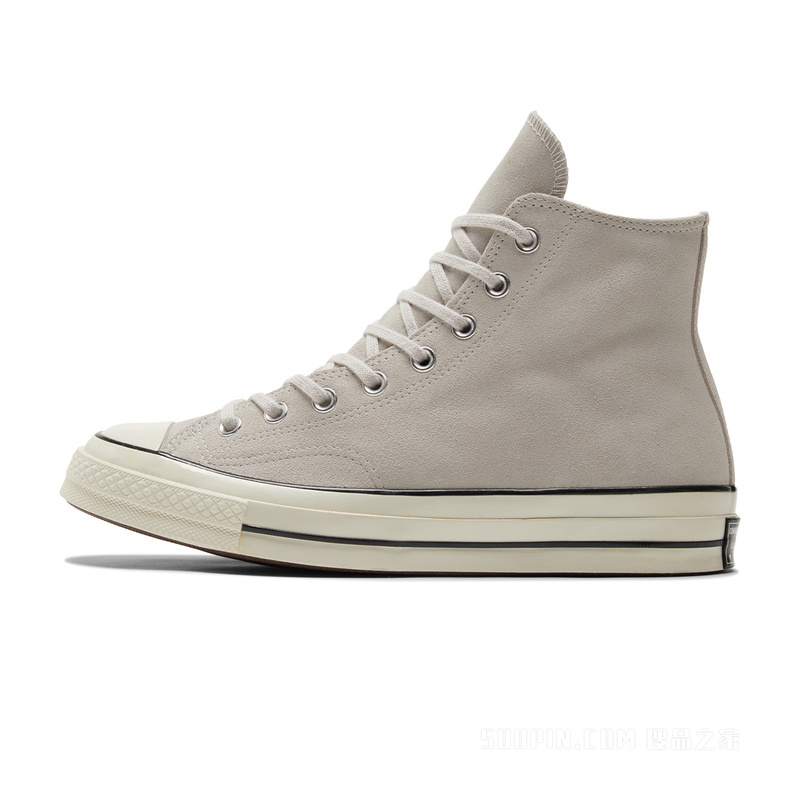 【男女同款】Chuck 70翻毛皮高帮运动鞋 中性 灰色
