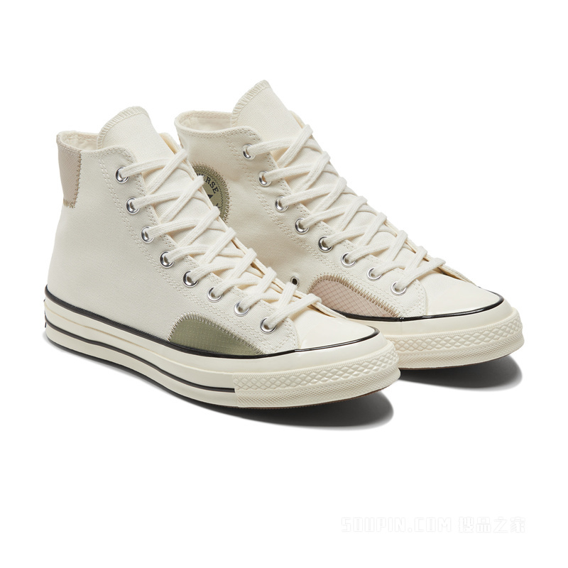 【男女同款】Chuck 70 中性 米白/浅灰绿/浅灰卡其色
