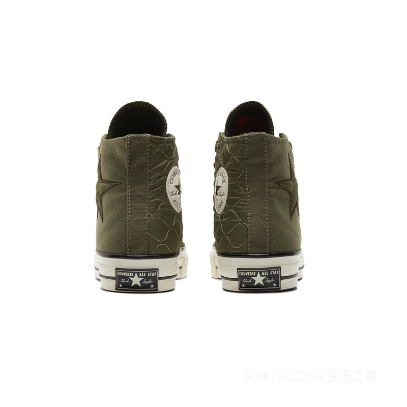 【男女同款】Chuck 70秋冬高帮复古帆布鞋 中性 绿色