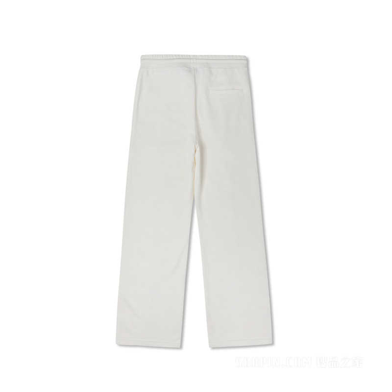 【女子】秋季针织阔腿裤休闲通勤长裤 女款 奶白色