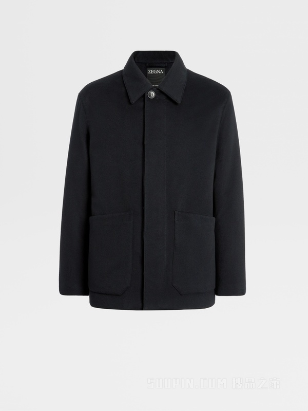 海军蓝 Oasi Cashmere Elements 填充工装外套