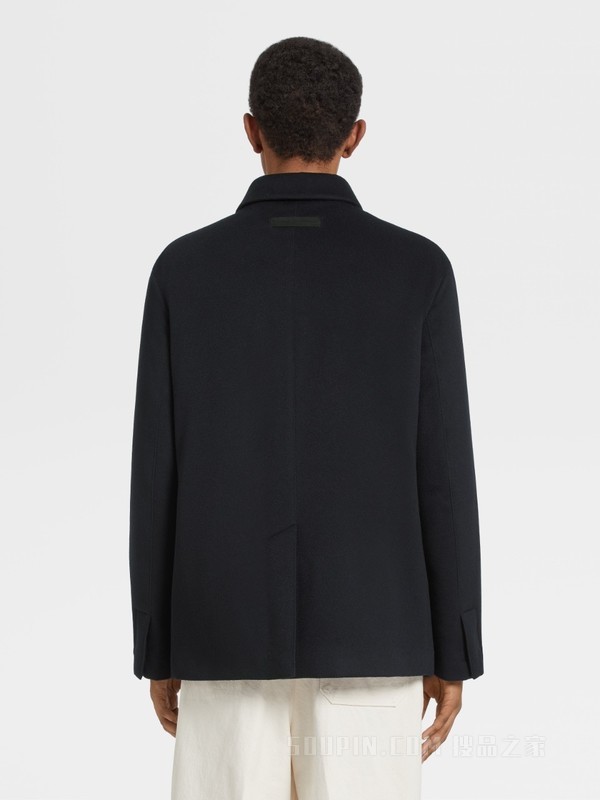 海军蓝 Oasi Cashmere Elements 填充工装外套