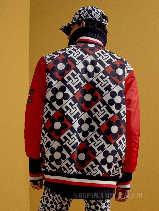 22新款秋冬男装双面满印保暖铺棉夹克外套28530