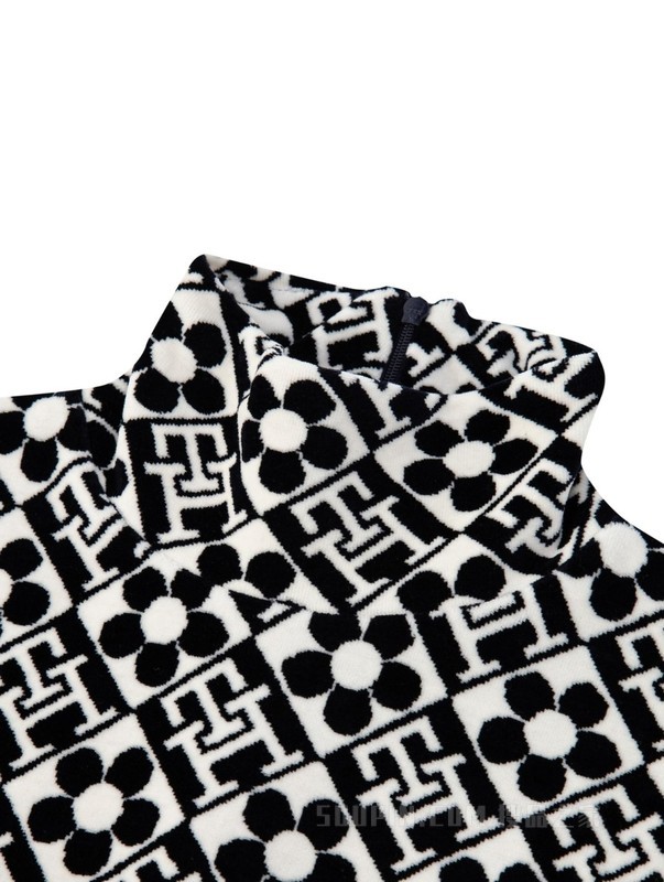 22新款秋女装半高领绒面连手套打底上衣36976