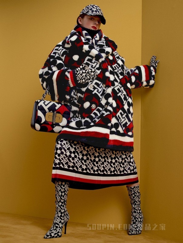 22新款秋男女撞色绒面保暖宽松大衣外套36966