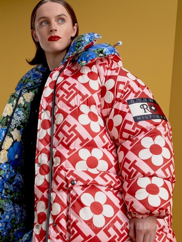 22新款秋冬男女双面穿中长宽松铺棉外套36967