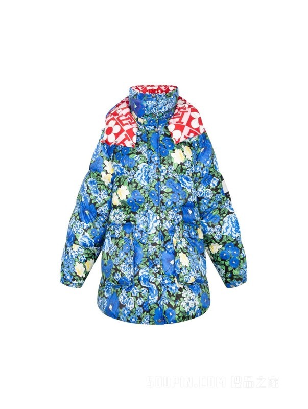 22新款秋冬男女双面穿中长宽松铺棉外套36967