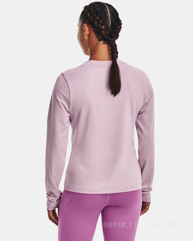 女士UA Meridian ColdGear® Crew圆领运动衣