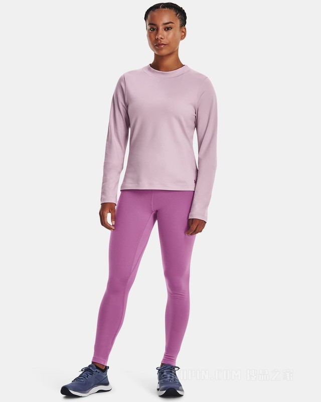 女士UA Meridian ColdGear® Crew圆领运动衣