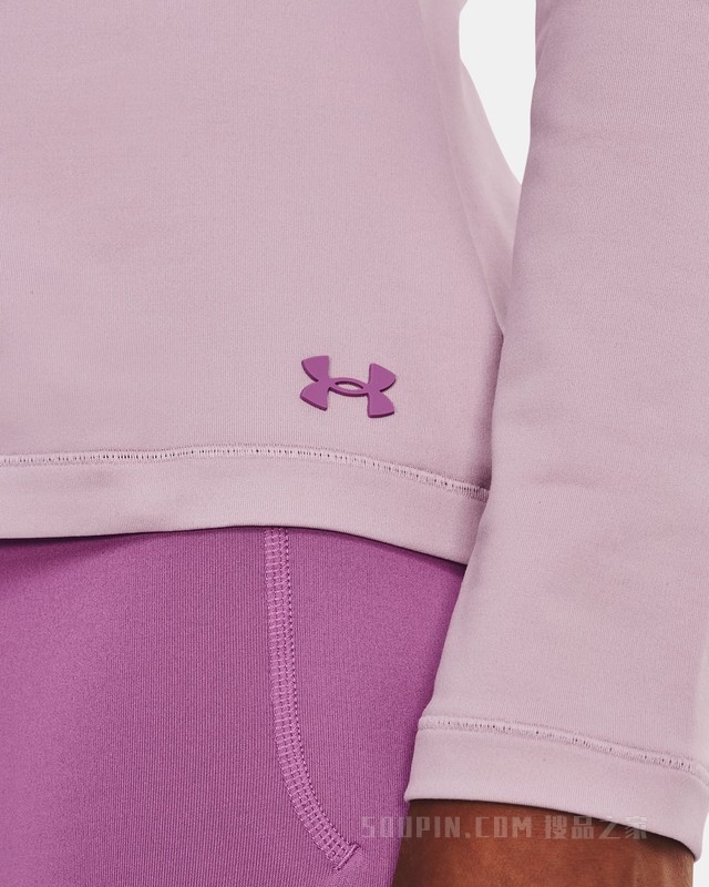 女士UA Meridian ColdGear® Crew圆领运动衣