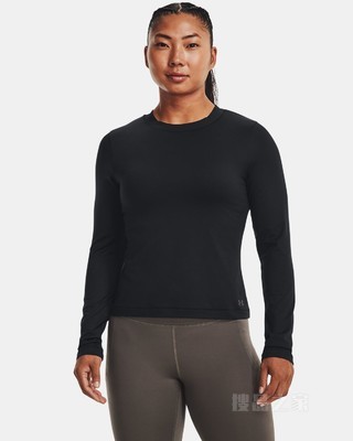 女士UA Meridian ColdGear® Crew圆领运动衣