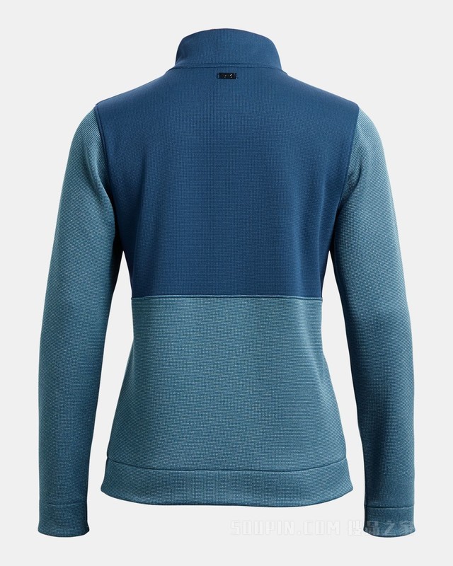 女士UA Storm Sweater 1/2拉链抓绒运动上衣
