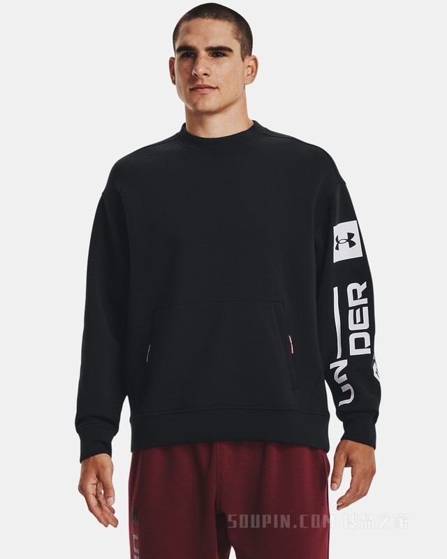 男士UA Summit Graphic针织圆领运动衣