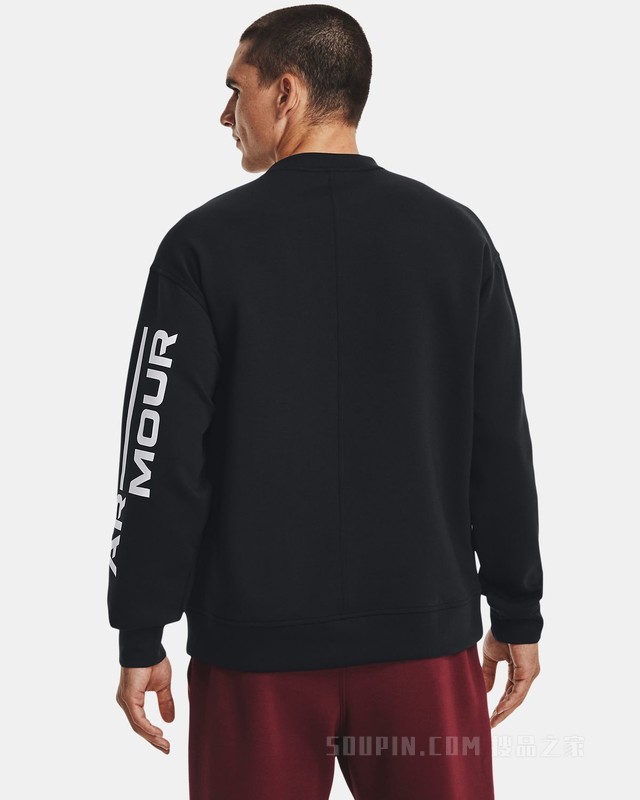 男士UA Summit Graphic针织圆领运动衣