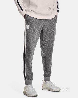 男士UA Essential Heritage Joggers抓绒长裤