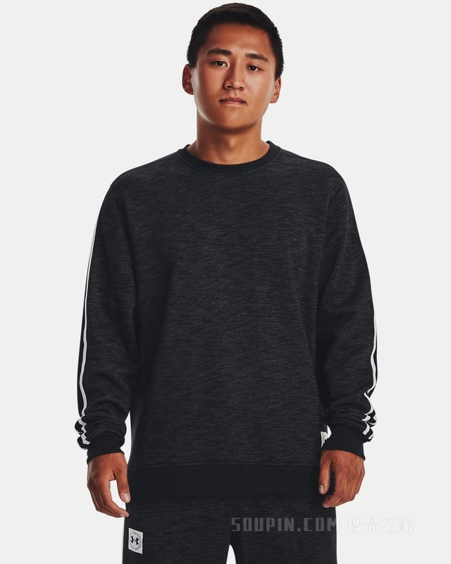 男士UA Essential Heritage抓绒圆领运动衣