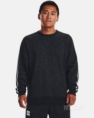 男士UA Essential Heritage抓绒圆领运动衣
