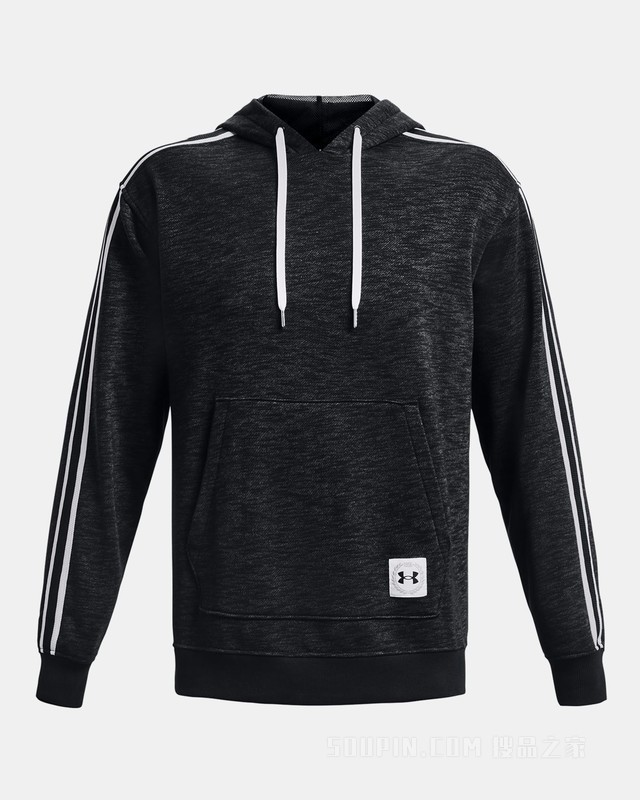 男士UA Essential Heritage抓绒连帽上衣