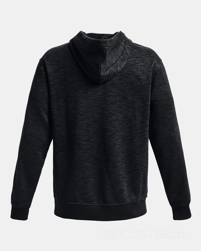 男士UA Essential Heritage抓绒连帽上衣