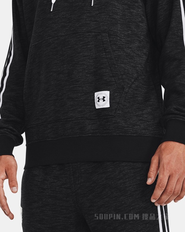 男士UA Essential Heritage抓绒连帽上衣