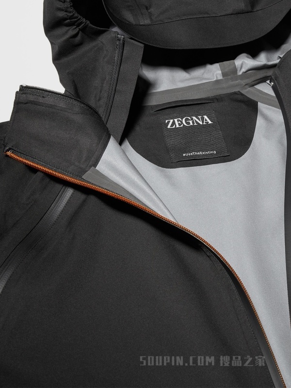 #时尚可持续#™ 3 层连帽短夹克