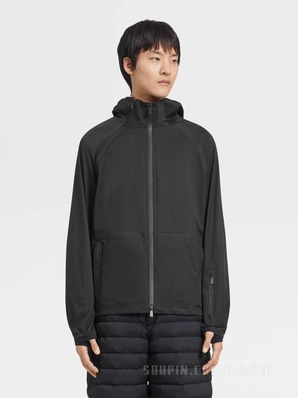 #时尚可持续#™ 3 层连帽短夹克