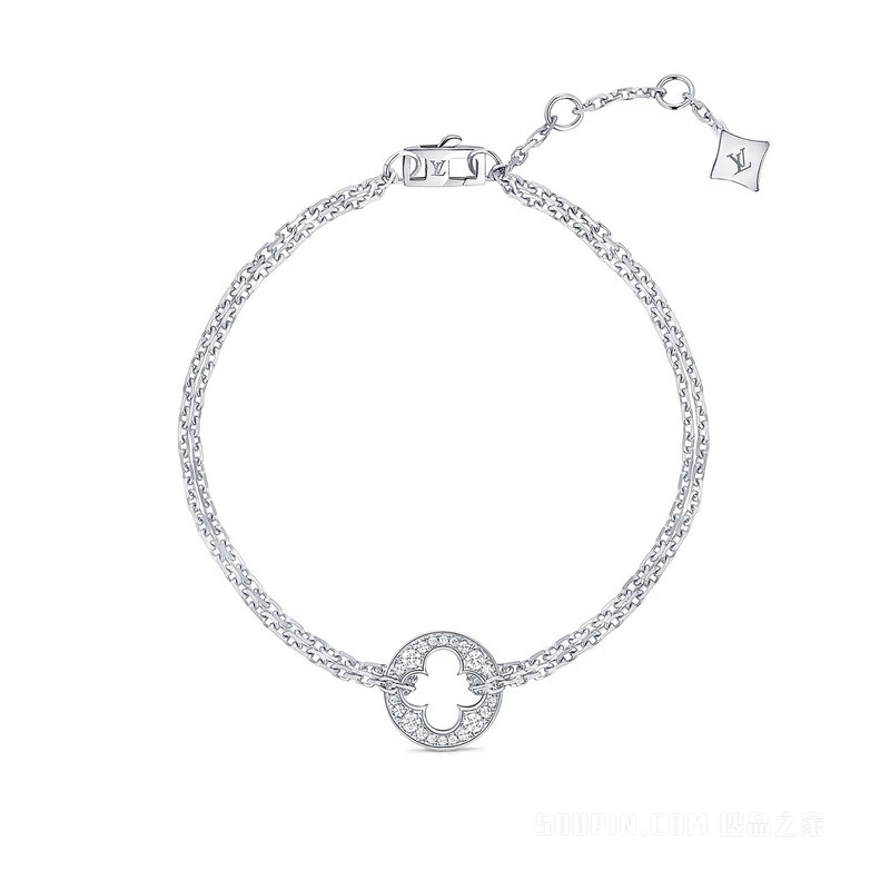 EMPREINTE CHAIN 18K 金钻石手链