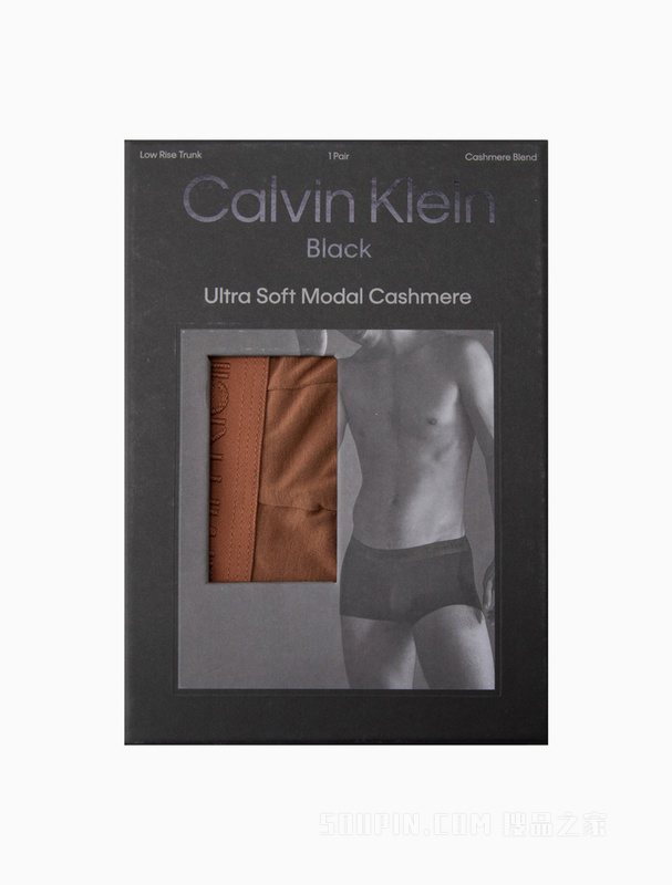 【黑标系列】Calvin Klein 22秋冬新款男士轻柔含羊绒透气平角内裤NB3327