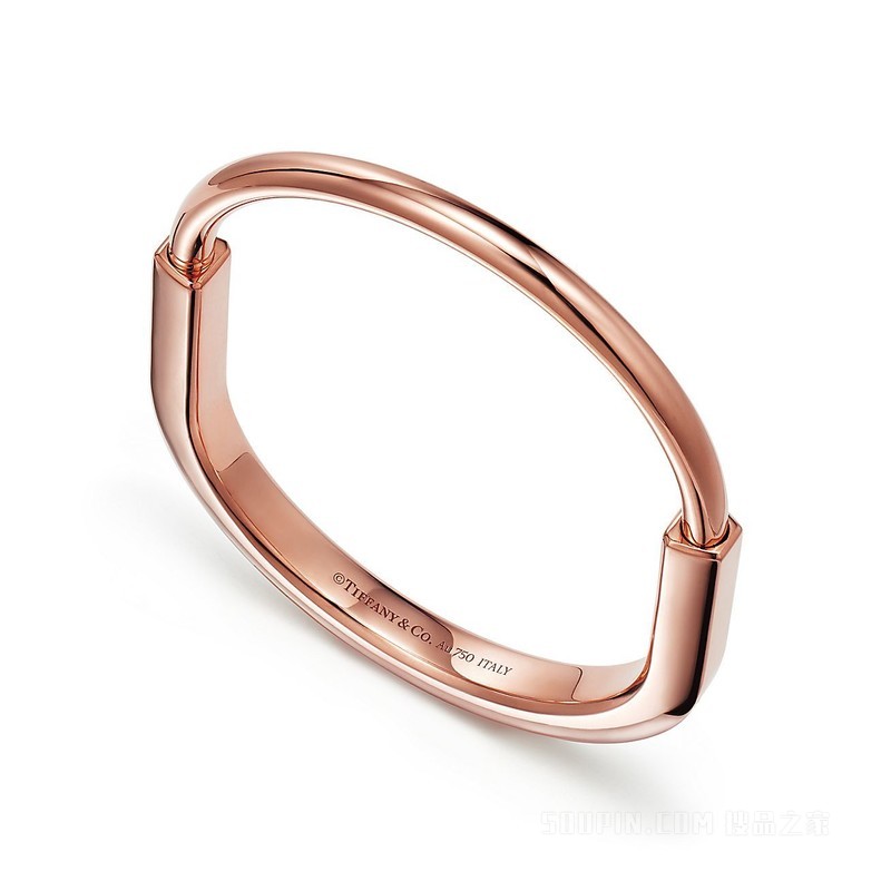 Tiffany Lock 系列 18K 玫瑰金手镯
