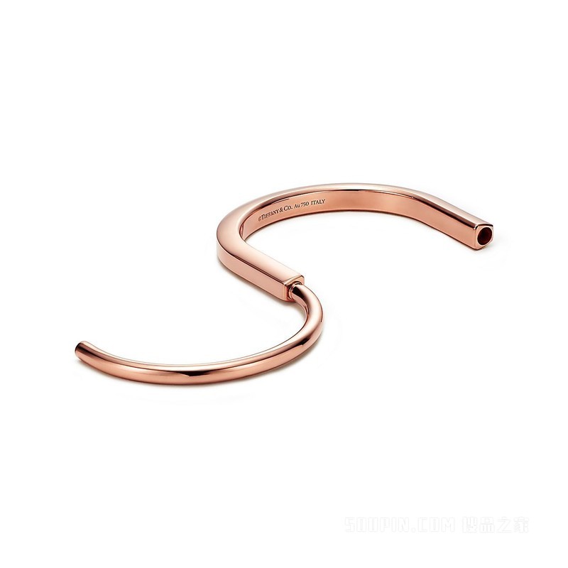 Tiffany Lock 系列 18K 玫瑰金手镯