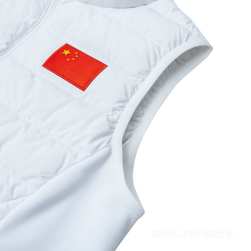 【安踏冠军健身训练系列】安踏女子国旗款羽绒马甲
