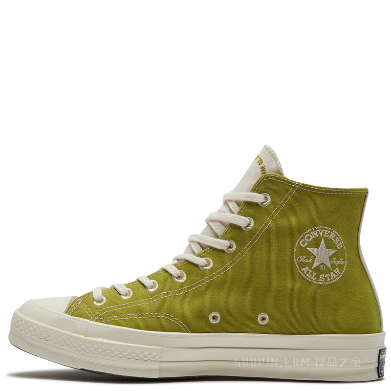 【男女同款】Converse Renew Chuck 70高帮 中性 苔藓绿