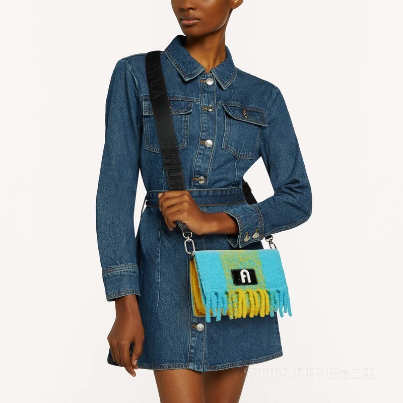 斜挎包 迷你款 Toni Techno Blue (Blue) Furla 1927 Soft