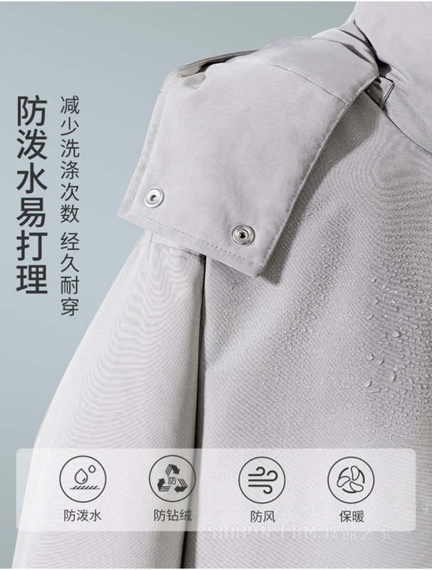 Calvin Klein 22秋冬新款男士织带机能防风连帽派克保暖羽绒服J323736