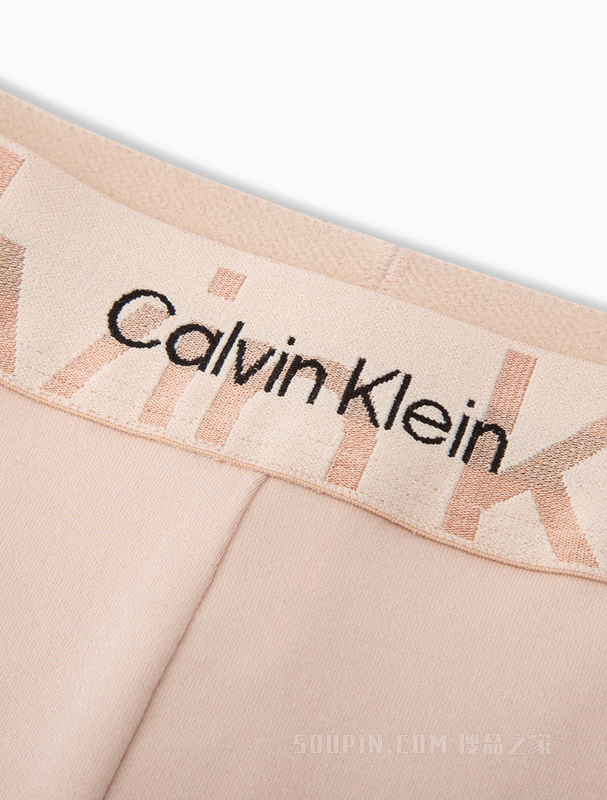 Calvin Klein 22秋冬女士时尚双重LOGO腰边轻盈柔滑舒适保暖长裤QS6895AD