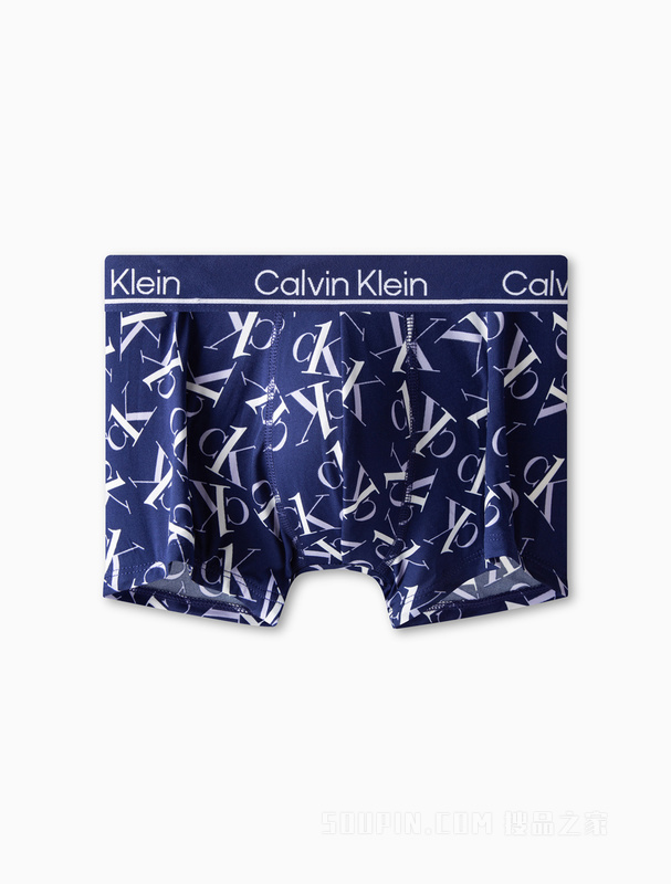 Calvin Klein 22秋冬男士三条装LOGO腰边弹力轻薄透气平角内裤NP2443O