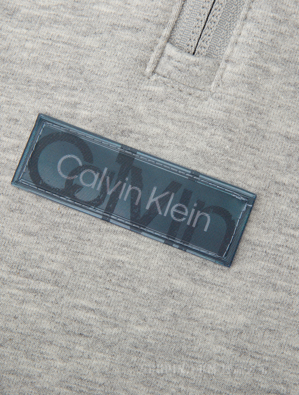 Calvin Klein 22秋冬女士时尚幻影LOGO拉链半襟高立领卫衣裙J220970