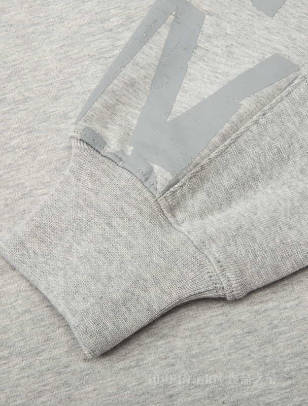 Calvin Klein 22秋冬女士时尚幻影LOGO拉链半襟高立领卫衣裙J220970