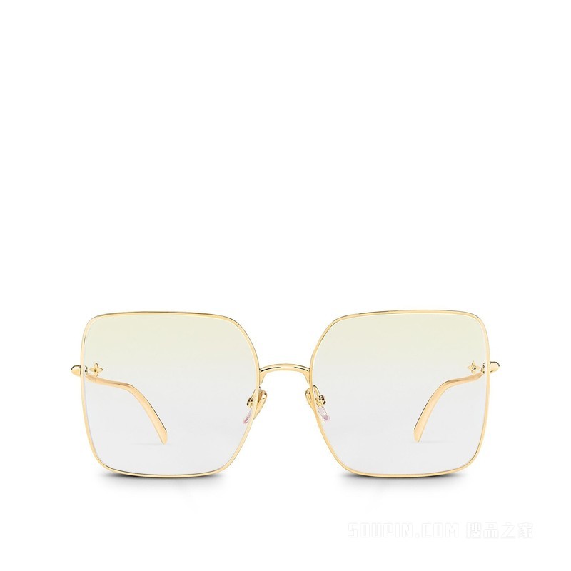 LV CHARM SQUARE 轻型防蓝光眼镜