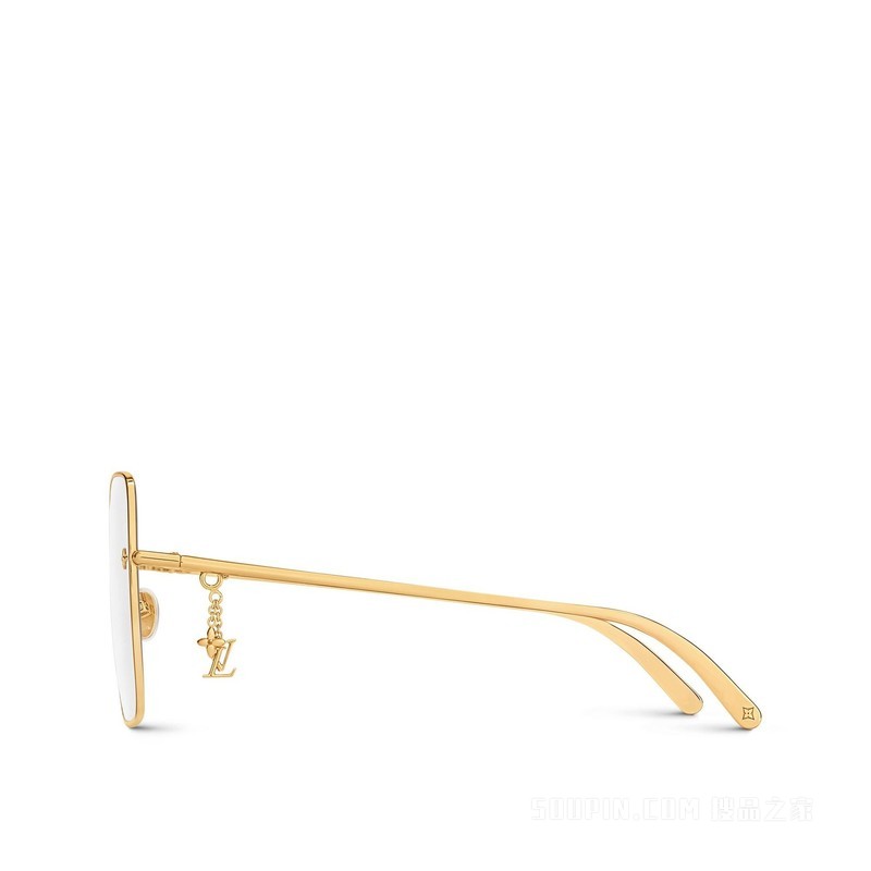 LV CHARM SQUARE 轻型防蓝光眼镜