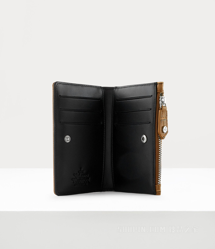 Crocodile Slim Flap Card Holder