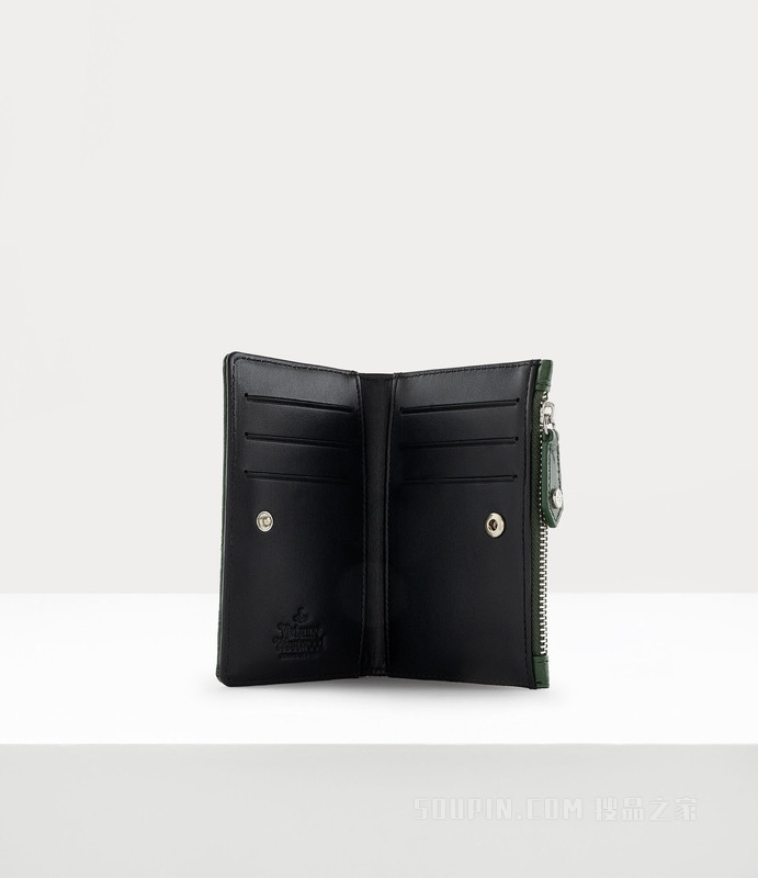 Crocodile Slim Flap Card Holder