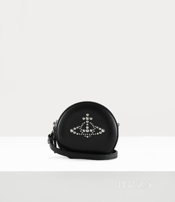 Studs Mini Round Crossbody Bag
