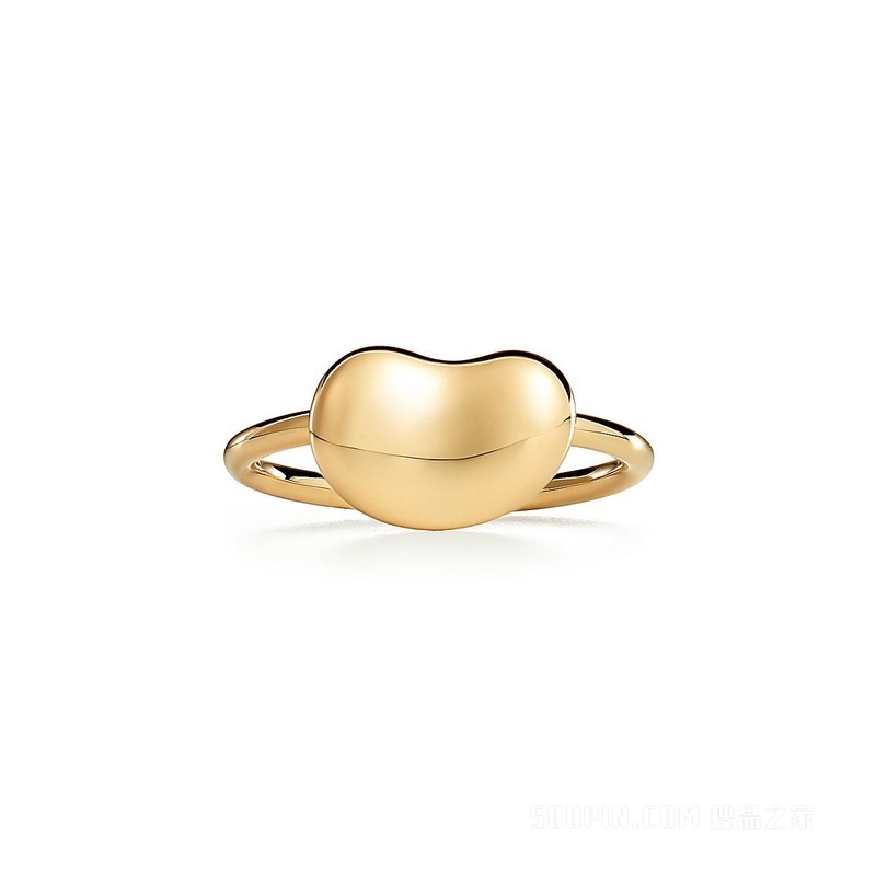 Elsa Peretti® Bean design 系列 18K 黄金戒指，12 毫米