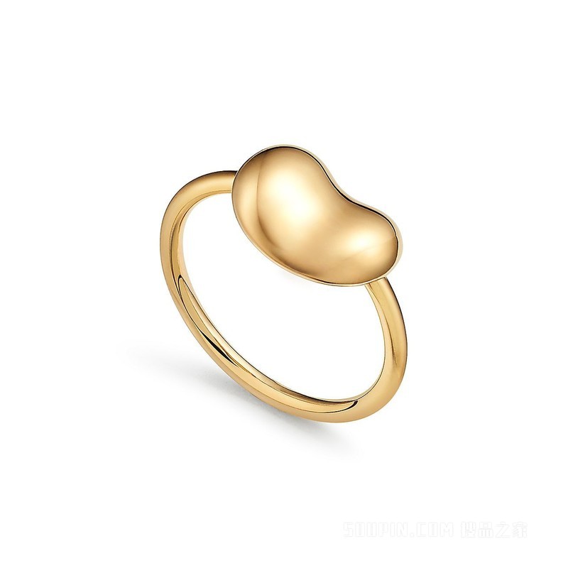 Elsa Peretti® Bean design 系列 18K 黄金戒指，12 毫米