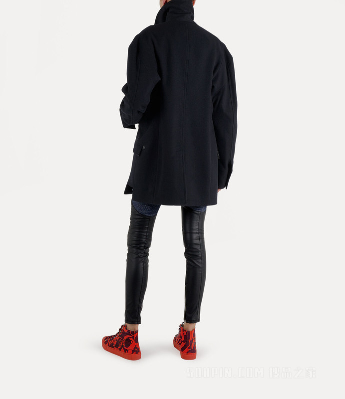 Stripped Peacoat