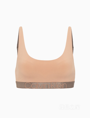 【炫光引力带】Calvin Klein 22秋冬女士U型光泽LOGO无钢圈文胸QF6325AD