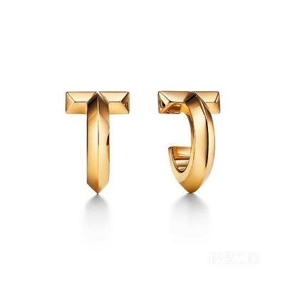 Tiffany T 系列 T1 18K 黄金圈形耳环
