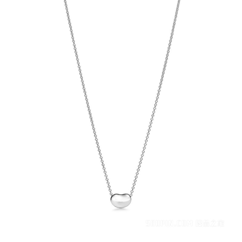 Elsa Peretti® Bean design 系列纯银项链，9 毫米