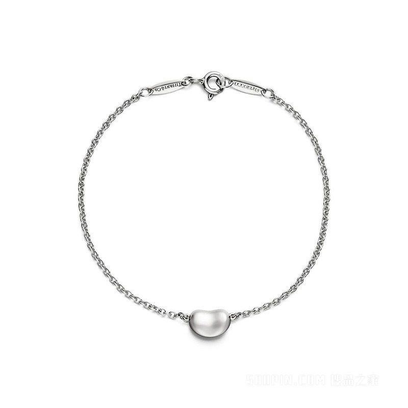 Elsa Peretti® Bean design 系列纯银手链，9 毫米